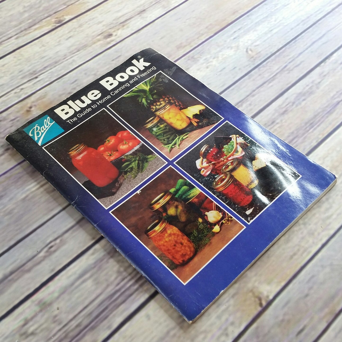 Vintage Cookbook Ball Jar Blue Book Guide to Home Canning and Freezing 1989 Paperback Booklet