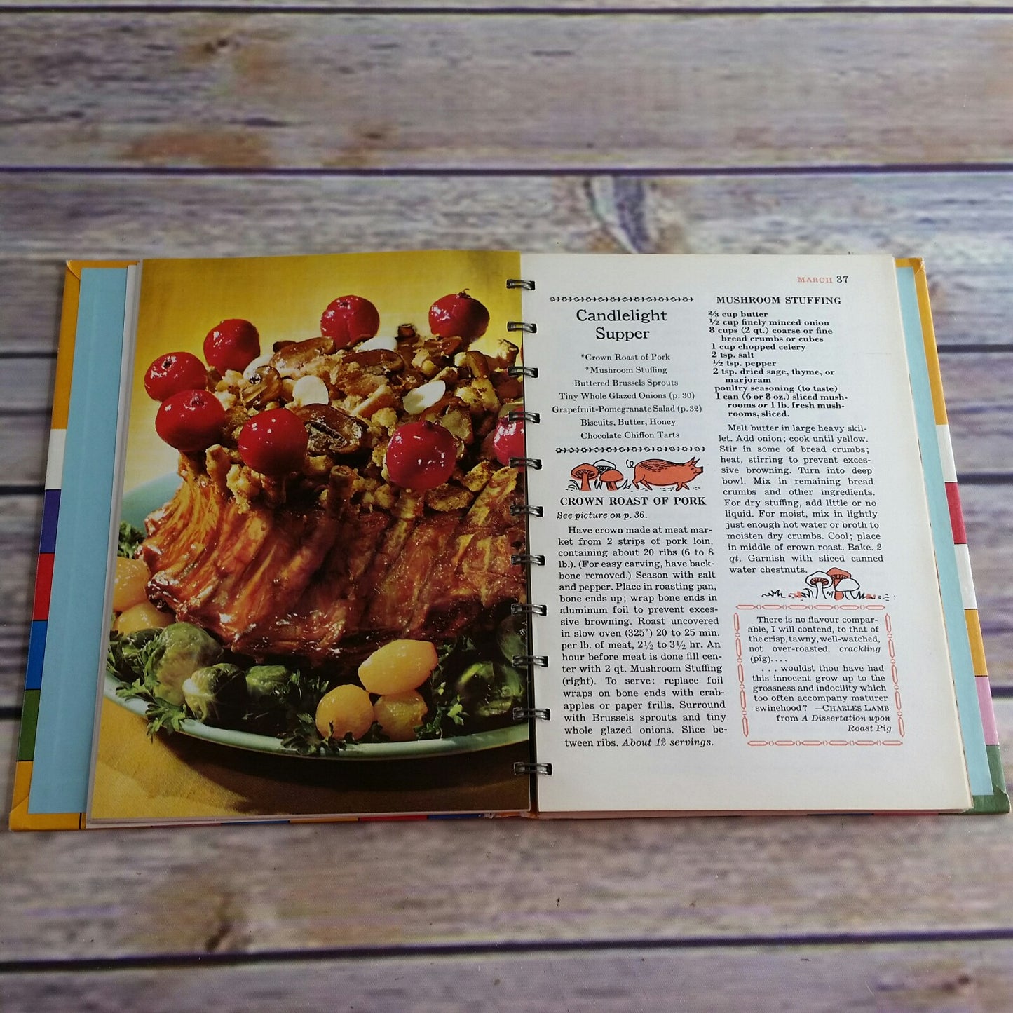 Vintage Cookbook Betty Crocker Cooking Calendar Recipes 1962 First Edition