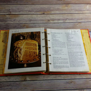 Vintage Cookbook Betty Crocker Recipes 1980s 5 Ring Binder Cook Book Golden Press