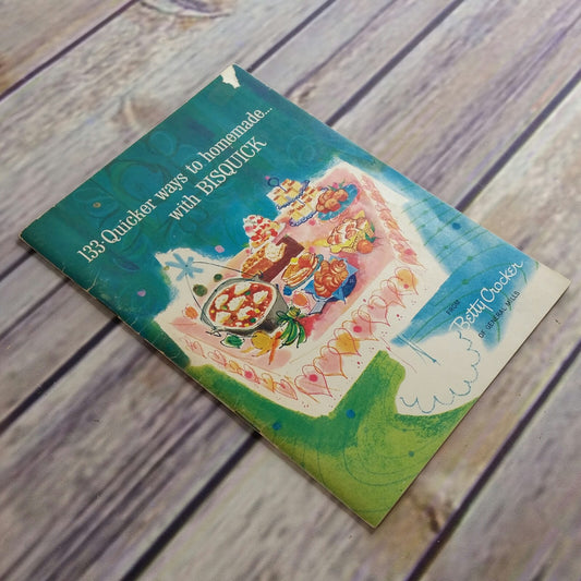 Vintage Cookbook 133 Quicker Ways to Homemade with Bisquick Recipes 1959 Promo Paperback Booklet - At Grandma's Table