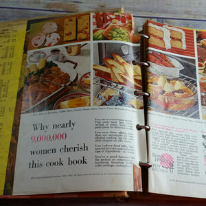 Vintage Cookbook Better Homes and Gardens Recipes New Cook Book 5 Ring Binder 1962