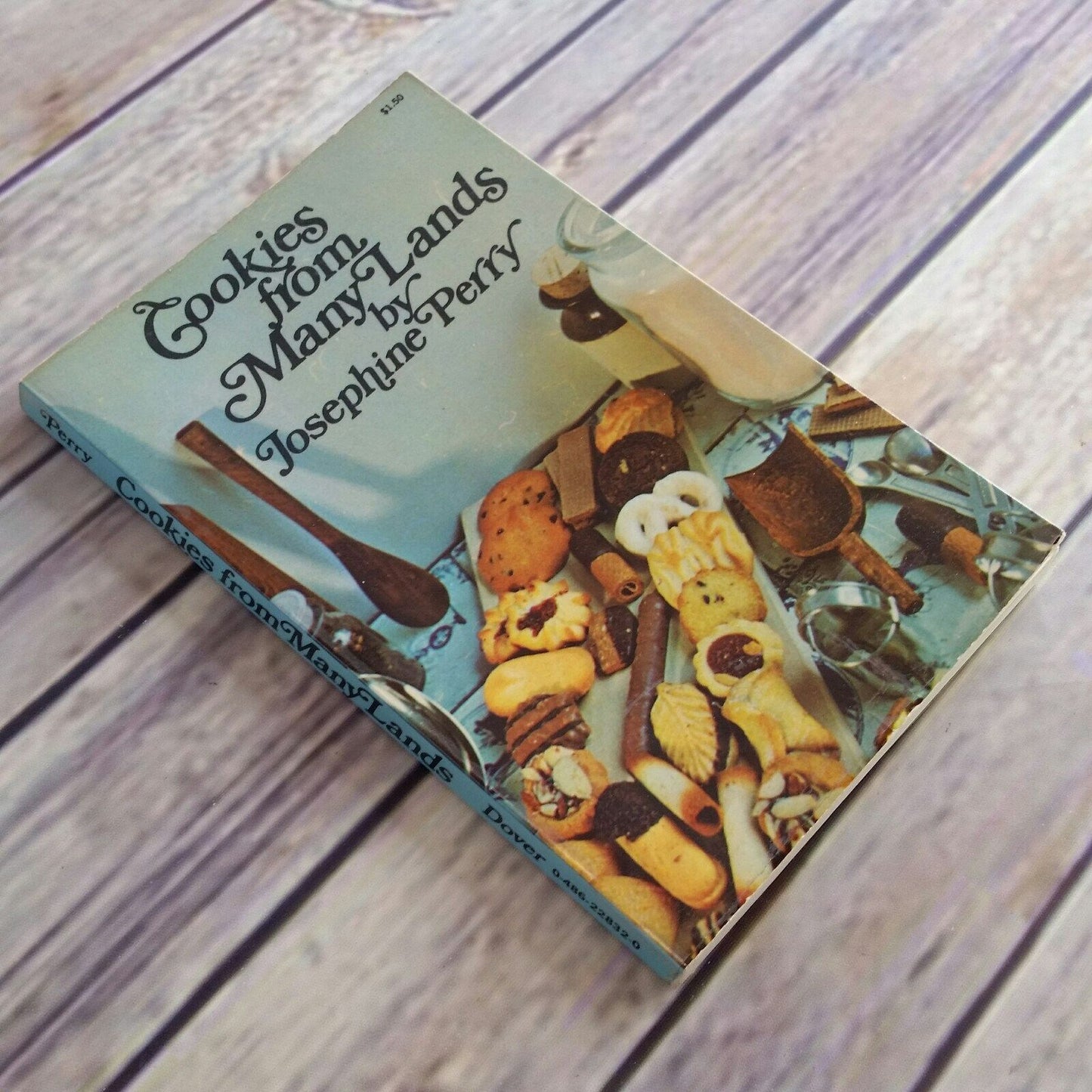 Vintage Cook Book Cookies from Many Lands 1972 Cookie Recipes Paperback Josephine Perry International Cookies