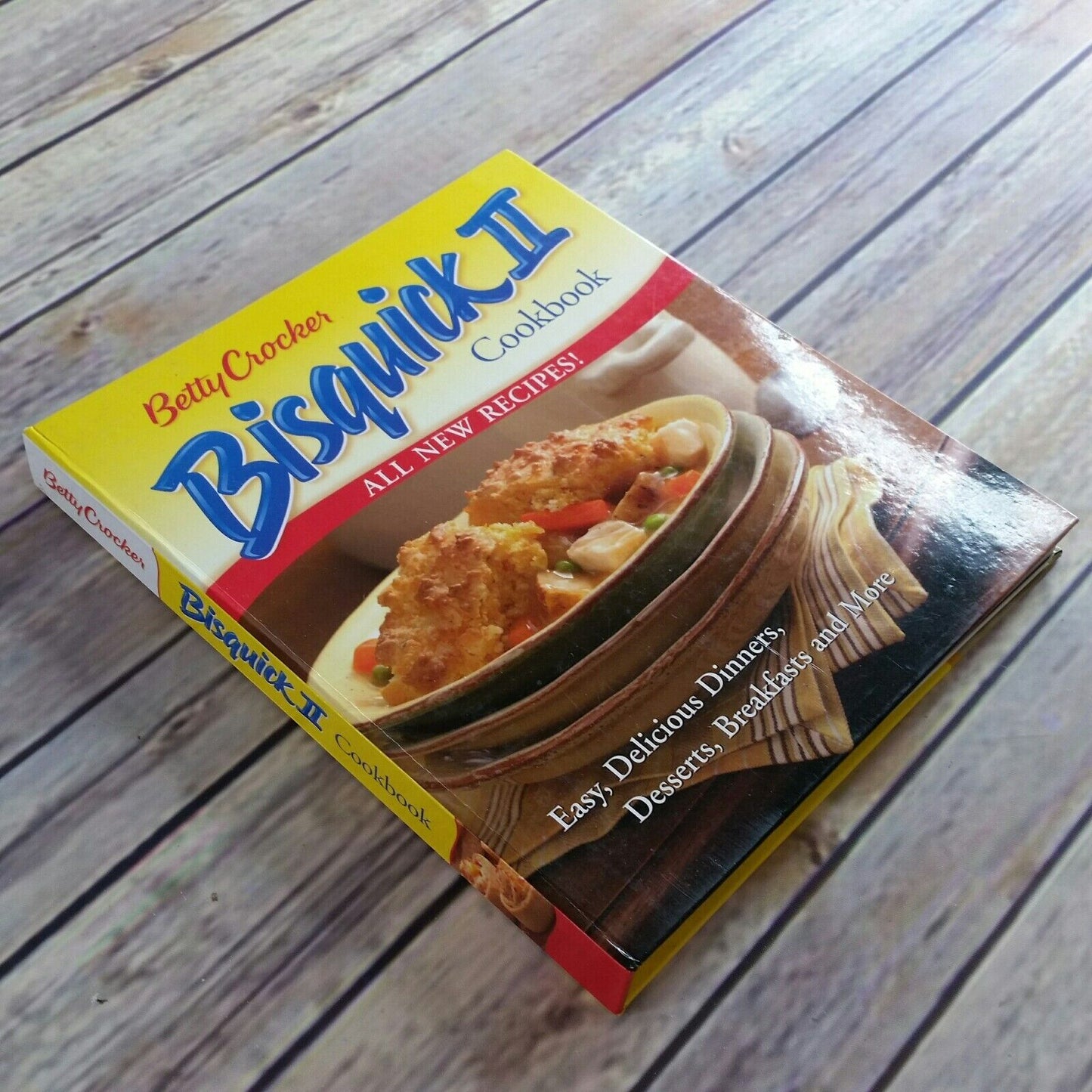 Bisquick II Cookbook 2004 Betty Crocker Hardcover Spiral All New Recipes