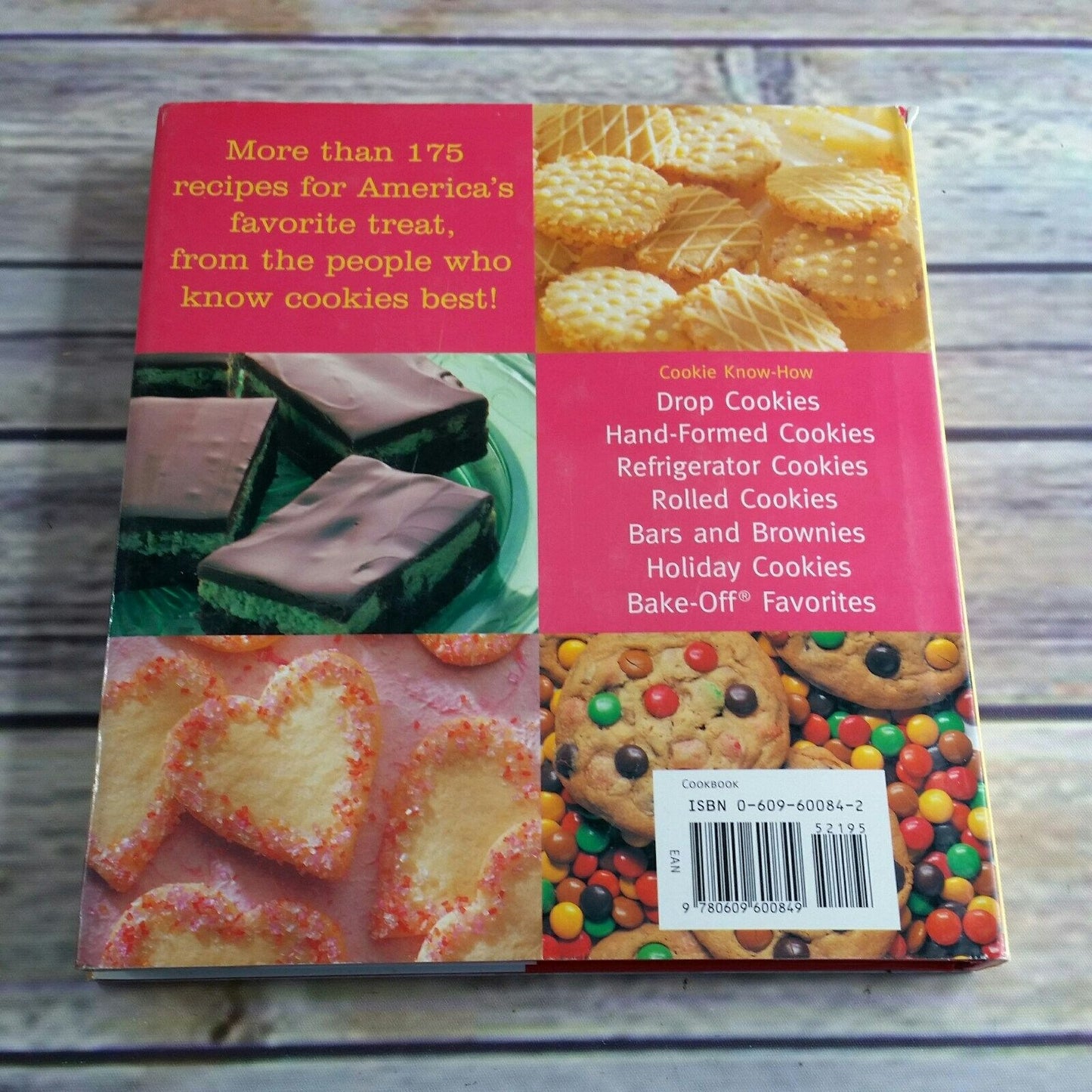 Vintage Cookbook Pillsburys Best Cookies Cook Book Recipes Hardcover 1997 Hardcover Dust Jacket Favorite Recipes from Americas Kitchens