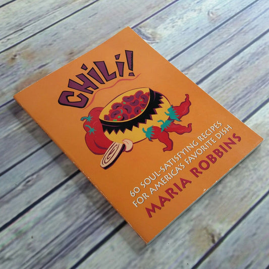 Vintage Chili Cookbook Recipes Maria Robbins 1995 Paperback Red Chili Green Chili Vegetarian Chili Chili Companions Toppings