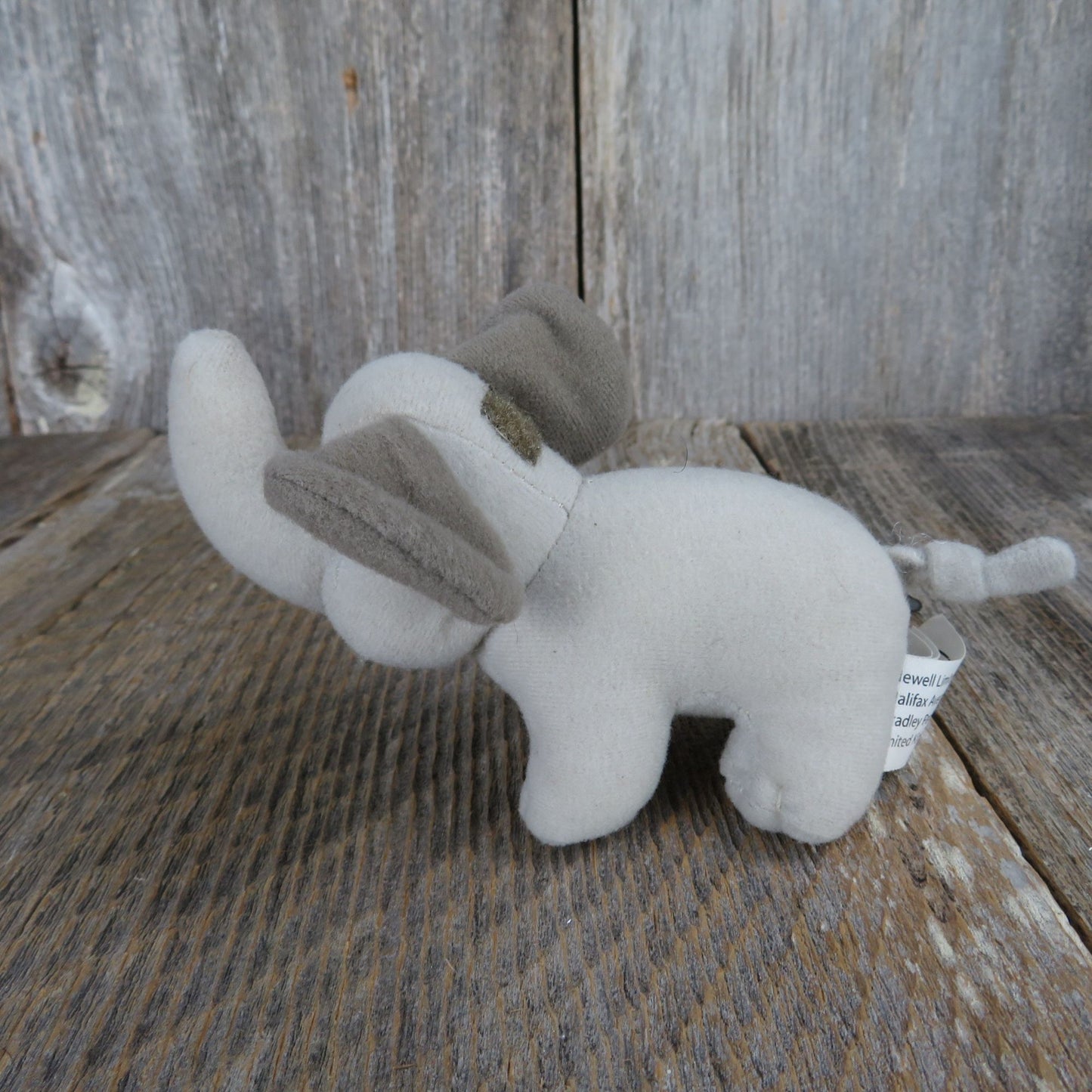 Mini Elephant Plush Graco Mobile Replacement Part Hook Loop Sewn Eyes Stuffed Animal