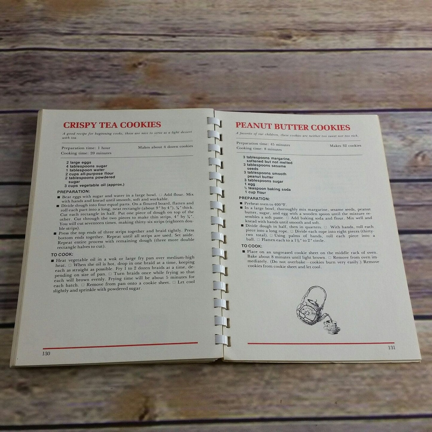 Vintage Cookbook The All American Chinese Recipes 1980 Spiral Bound Paperback Fine Chinese Cooking with Common American Ingredients Mchale