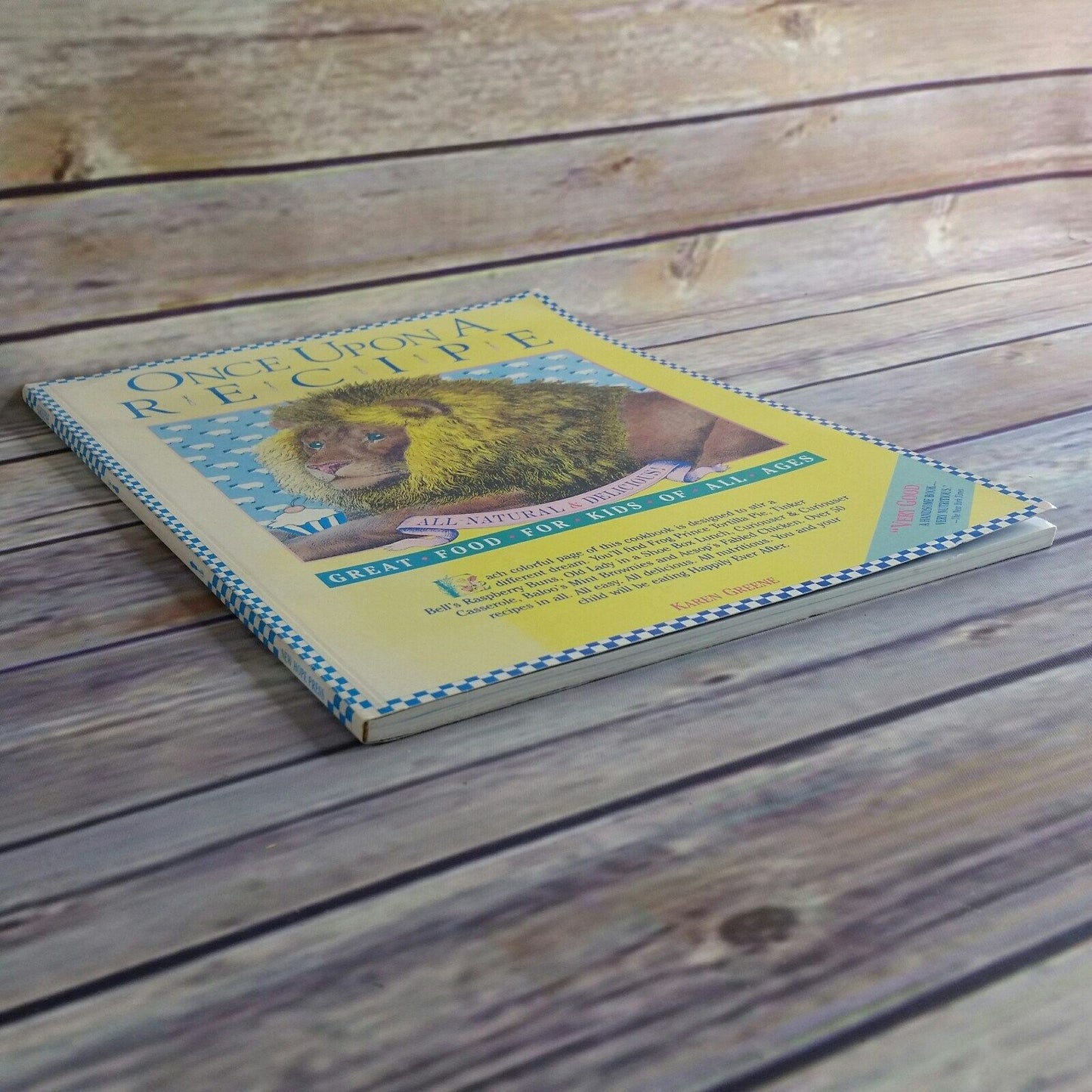Vintage Cookbook Once Upon a Recipe Children 1987 Paperback Karen Greene
