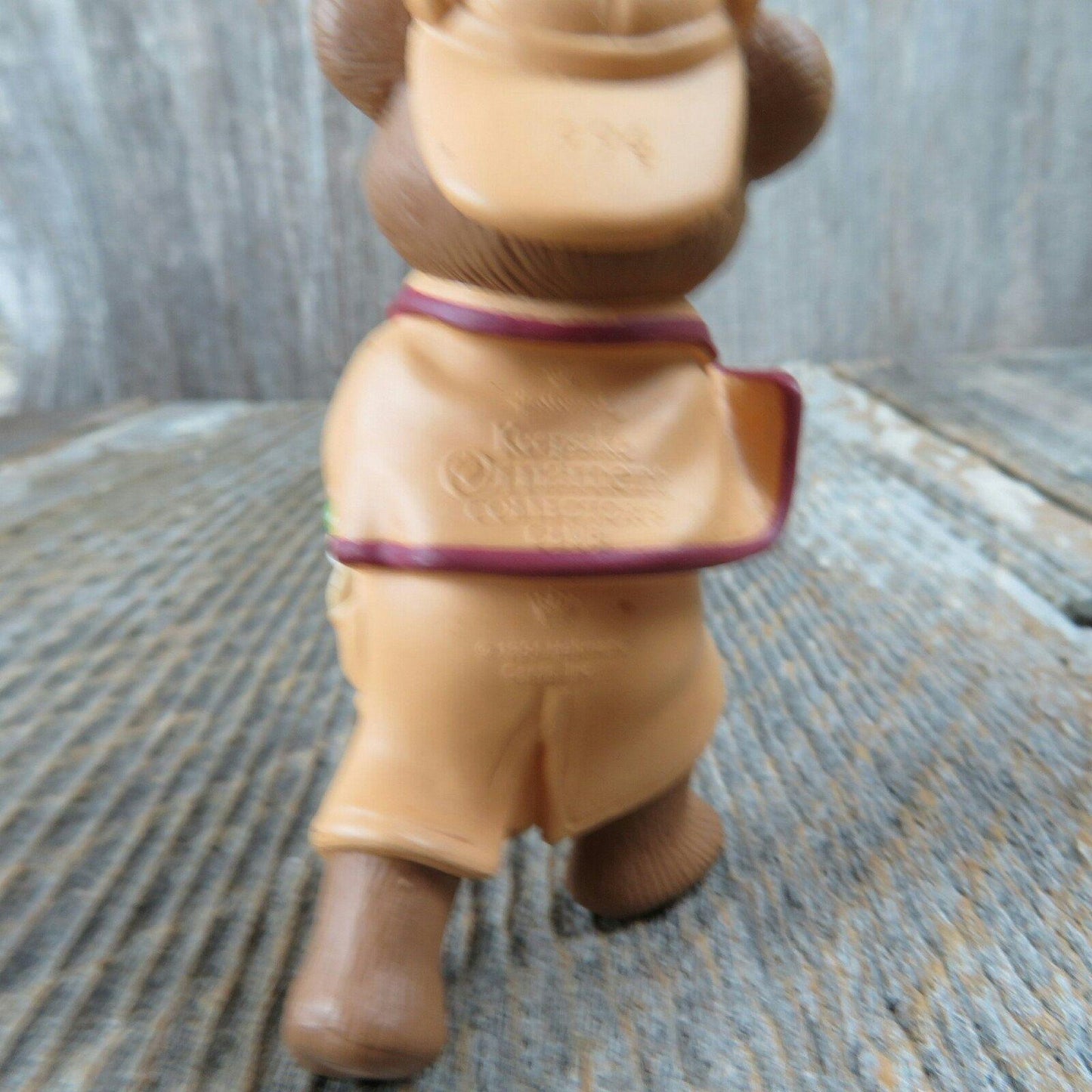 Vintage Teddy Bear Detective Ornament Hallmark Holiday Pursuit 1994 Keepsake