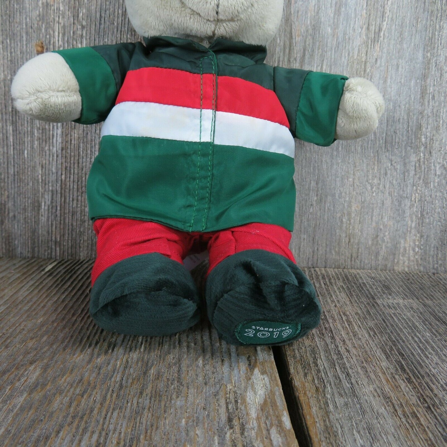 Starbucks Bearista 2019 10” Plush Bear Teddy Skier Outfit #162 Ltd Ed Coll