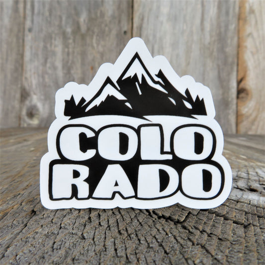 Colorado Mountain Lovers Sticker Outdoors Hiking Nature Waterproof Travel Souvenir Water Bottle Laptop