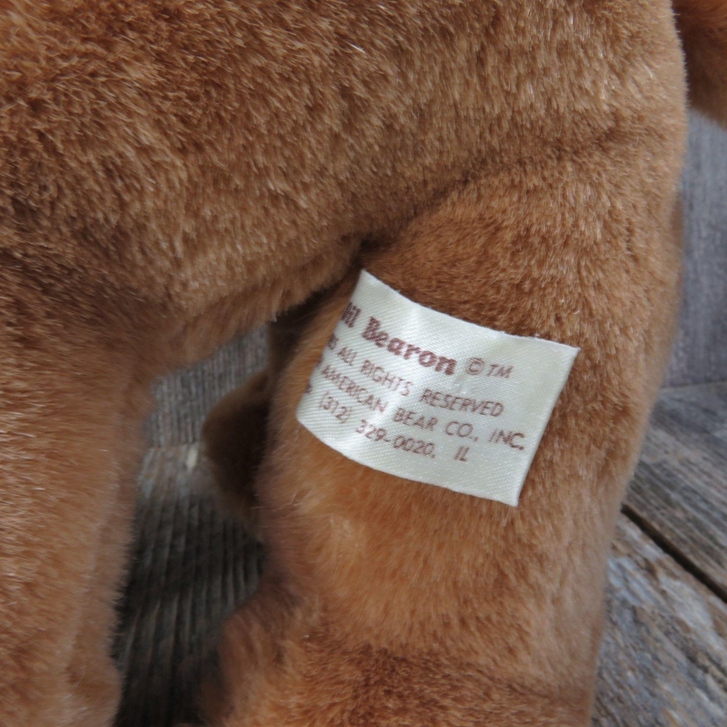 Vintage Camel with Bear Plush Oil Bearon North American Bear Co Desert Baron Camel Rider 1985