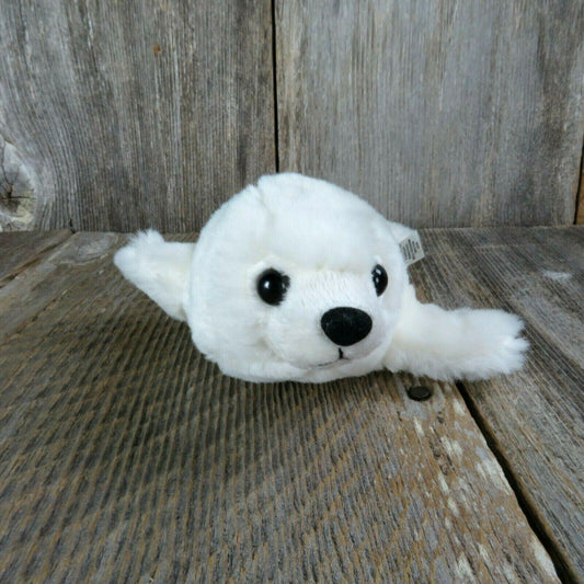 Seal Plush White Seal Lion Global Plush Stuffed Animal Ocean Ocean Conservancy