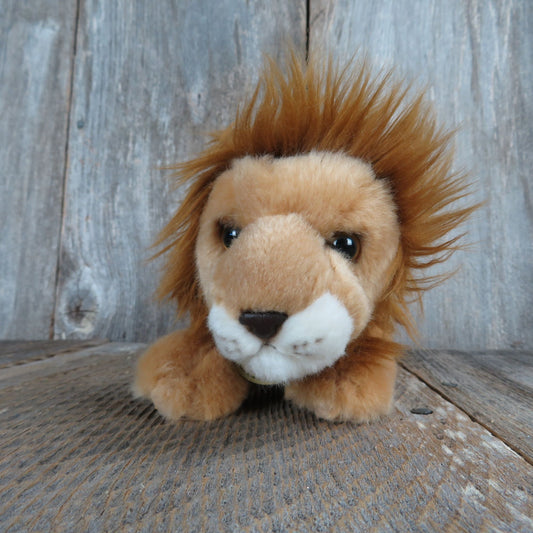 Lion Cat Plush Brown White Flocked Nose Aurora Miyoni Wild Small