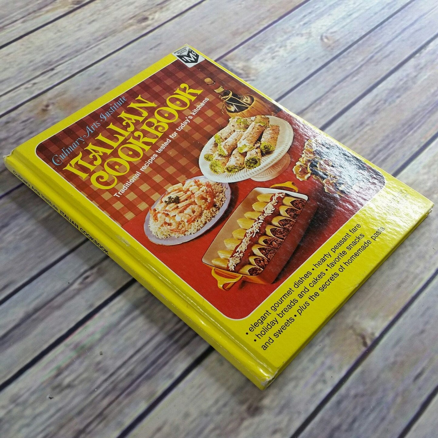 Vtg The Italian Cookbook Culinary Arts Italian Cookbook 1977 Hardcover Booklet Adventures in Cooking Series