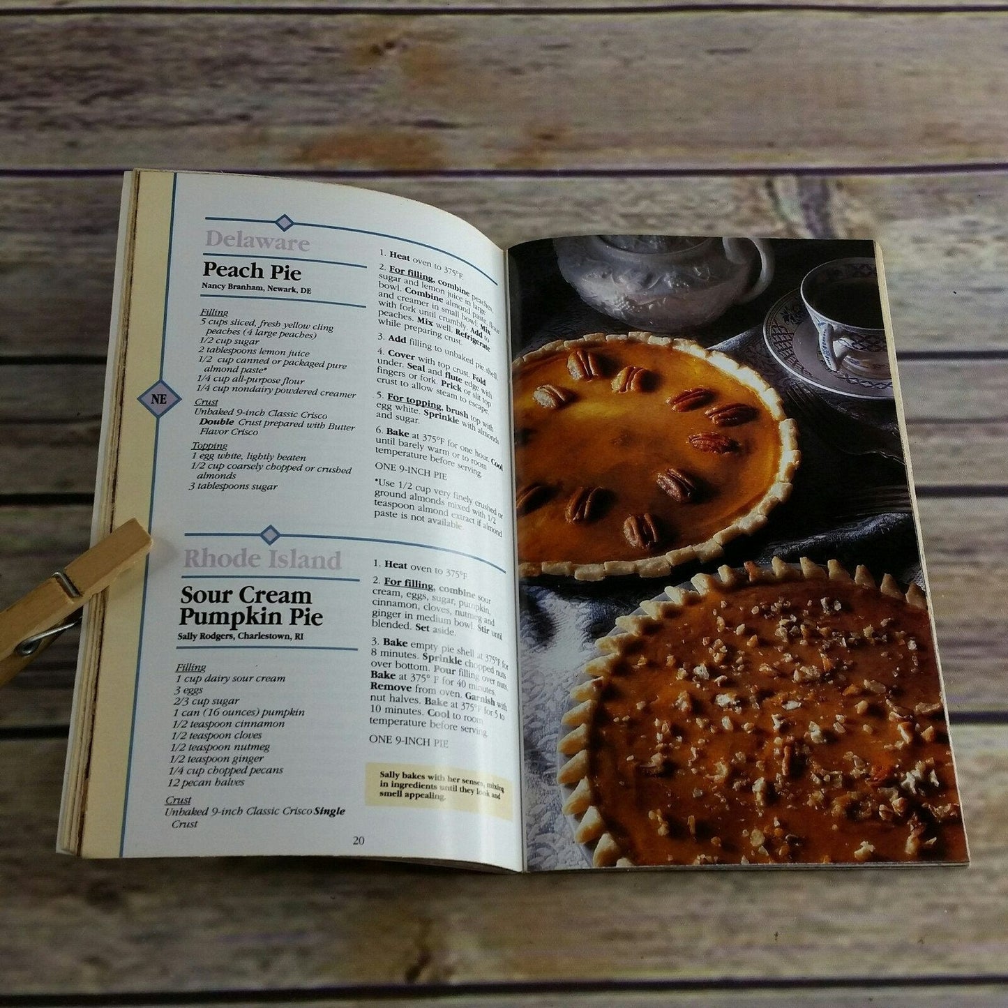 Vintage Cookbook American Pie Celebration Crisco Recipes 1989  Booklet Paperback Procter and Gamble Promo