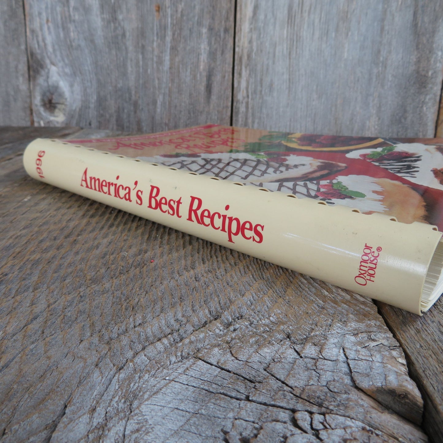 Vintage America's Best Recipes 1996 Hometown Collection Cookbook Oxmoor House Spiral Bound Book Series