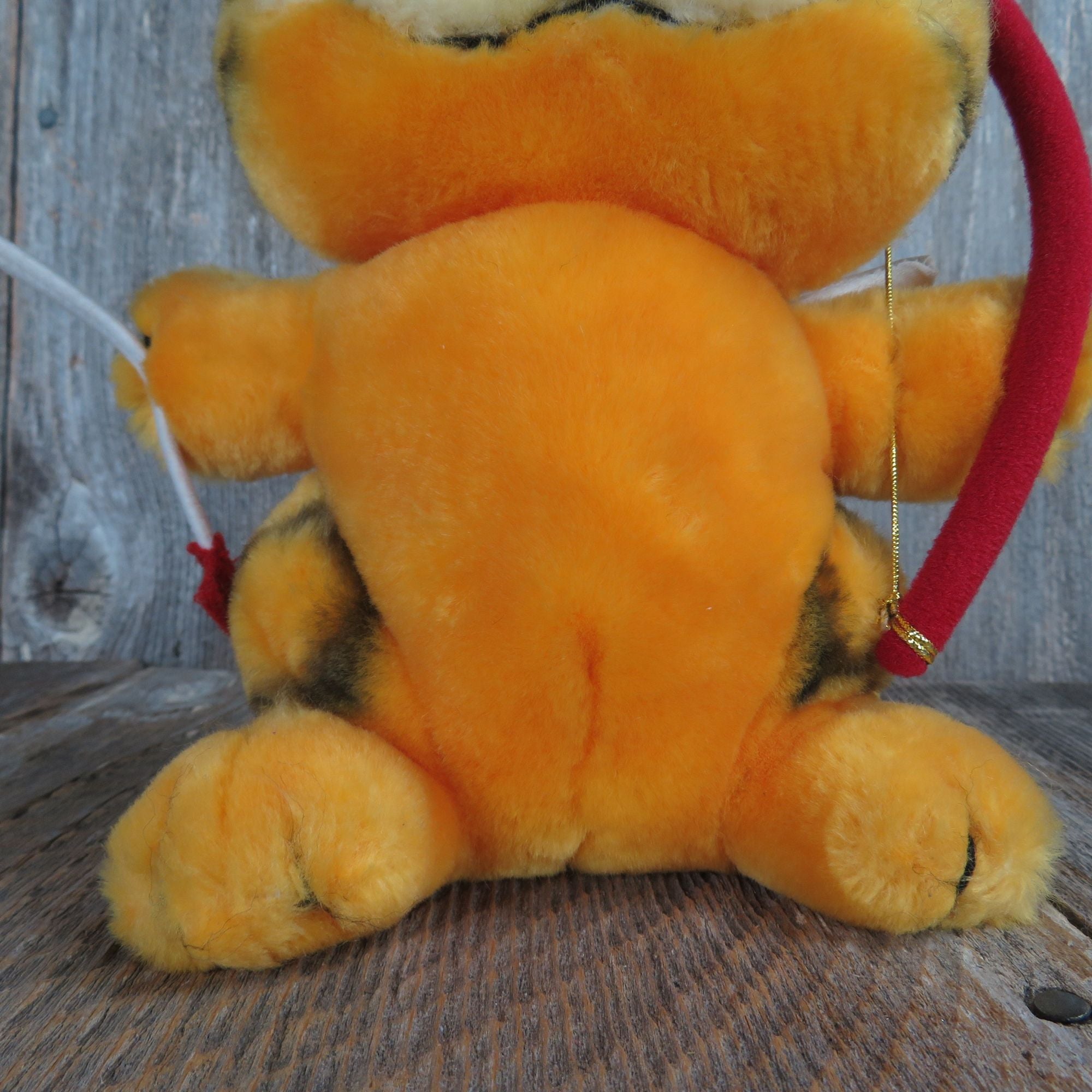 Vintage Garfield Plush Cupid Bow Arrow Dakin Valentines Wings