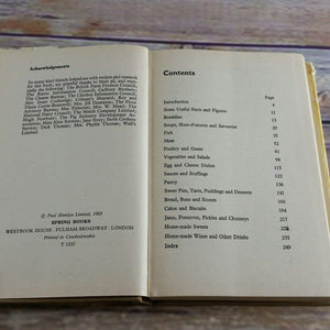 Vtg British Cookbook Cooking the British Way 1963 Hardcover with Dust Jacket Joan Clibbon Breakfast Soups Fish Meat Pastry and more