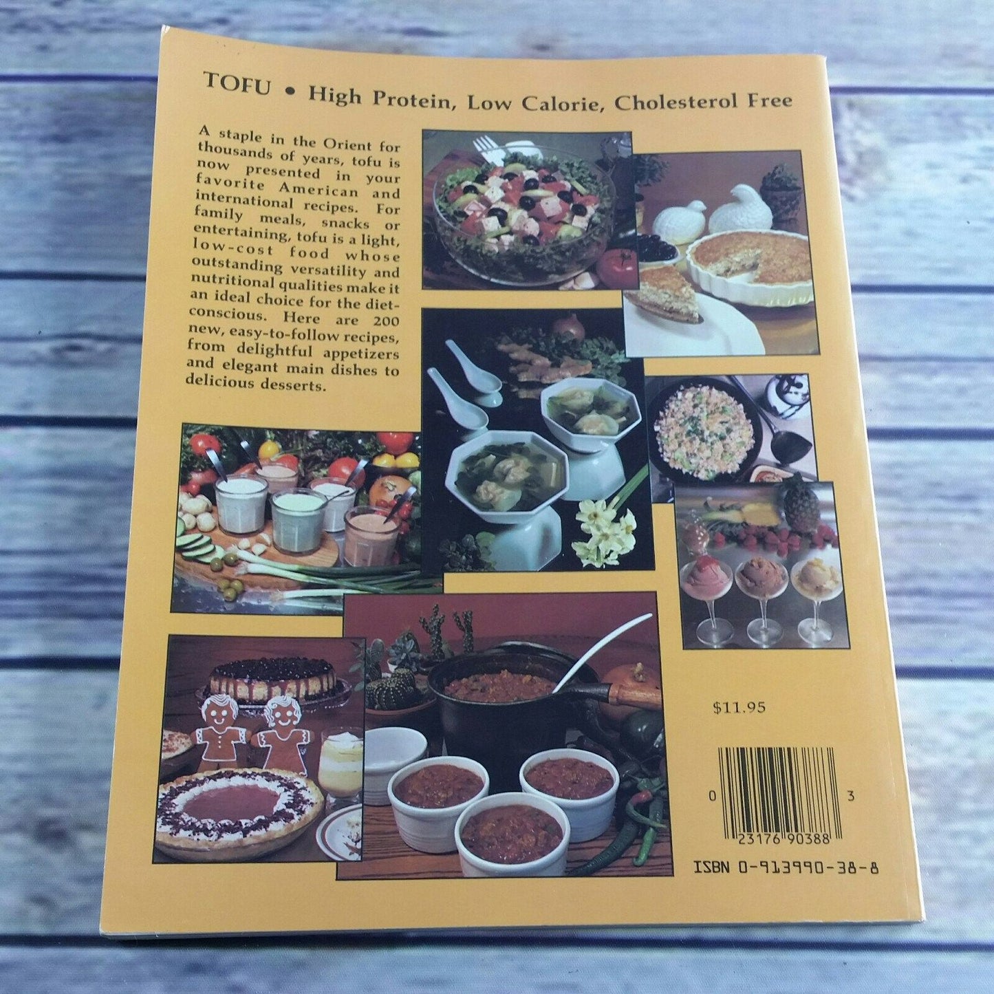 Vintage Cookbook Tofu Cookery Recipes Louise Hagler 1982 Paperback Dips Spreads Main Dishes Side Dishes Cookies Desserts Breads