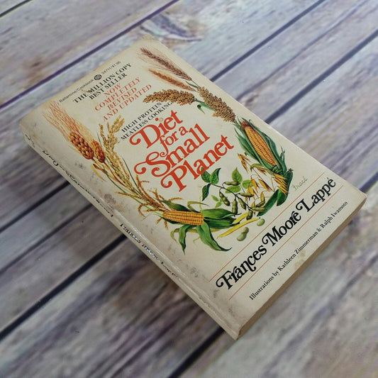 Vintage Cookbook Recipes for a Small Planet High Protein Meatless Cooking Diet for a Small Planet 1976 Vegetarian Paperback - At Grandma's Table