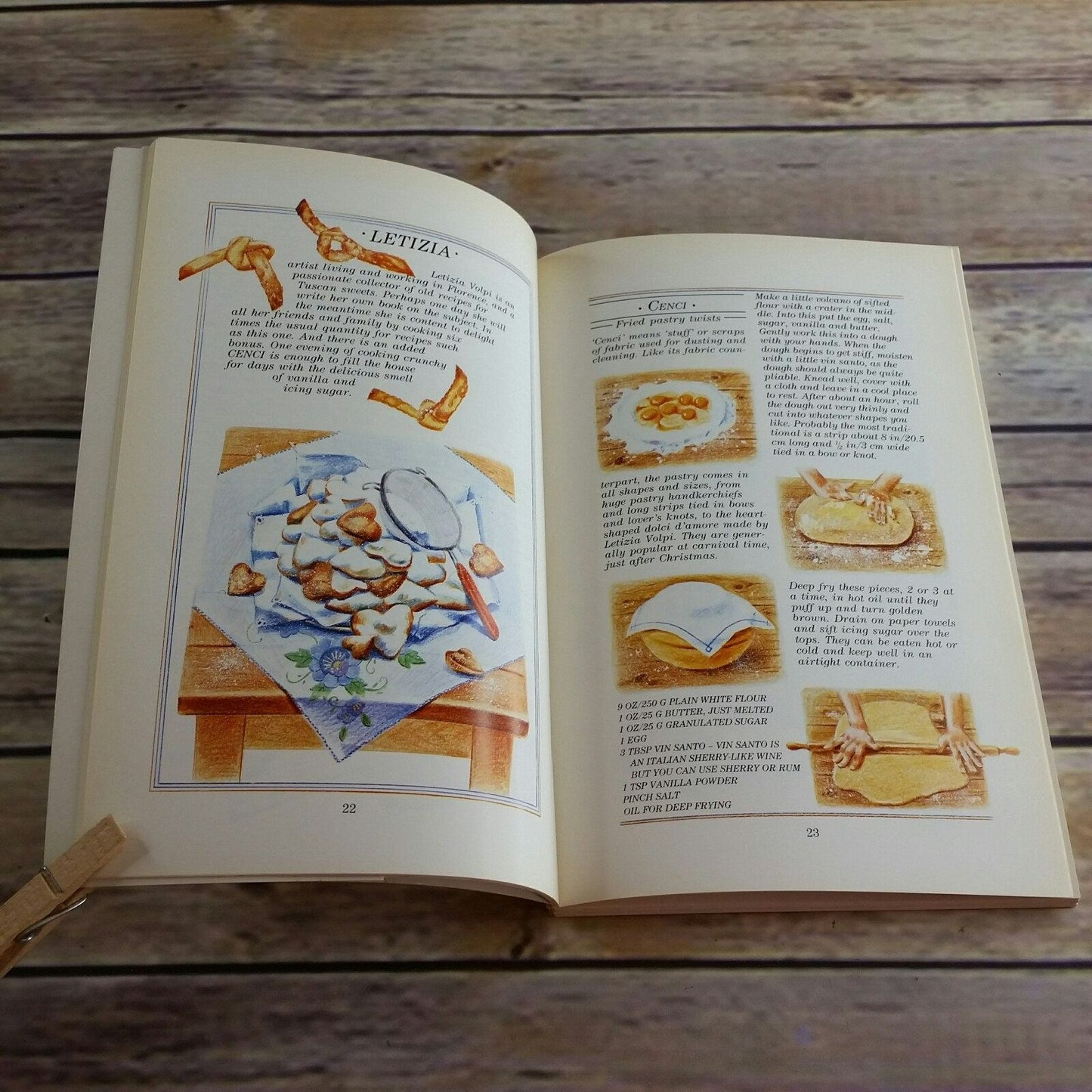 Vintage Italian Cooking Cookbook A Taste of Tuscany Leslie Forbes 1991 Paperback Recipes