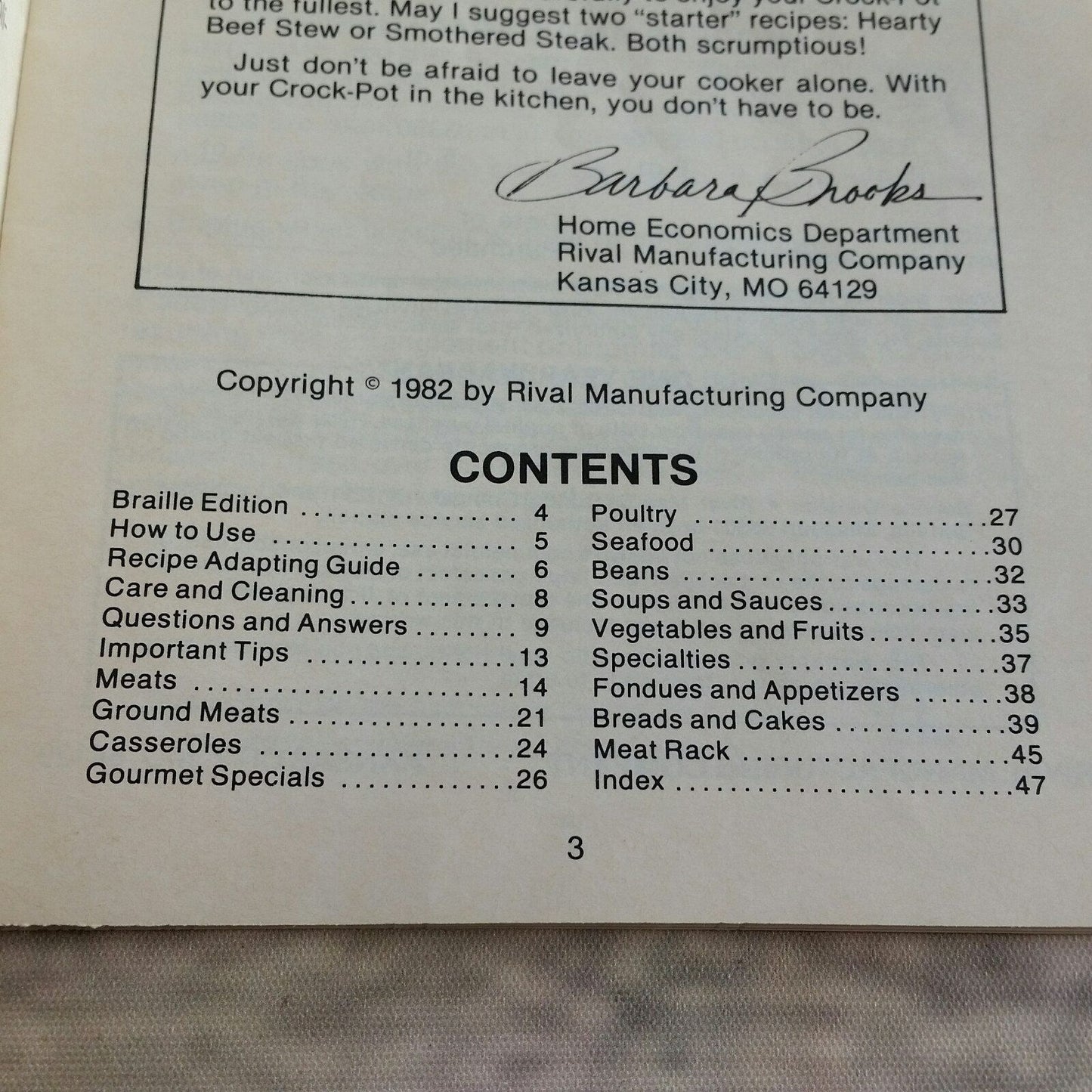 Vintage Rival Crock Pot Cookbook Owners Manual Recipes Slow Cooker Models 3100 3104 3150 3154 3250 3302 3305 3350 3355 Paperback Booklet