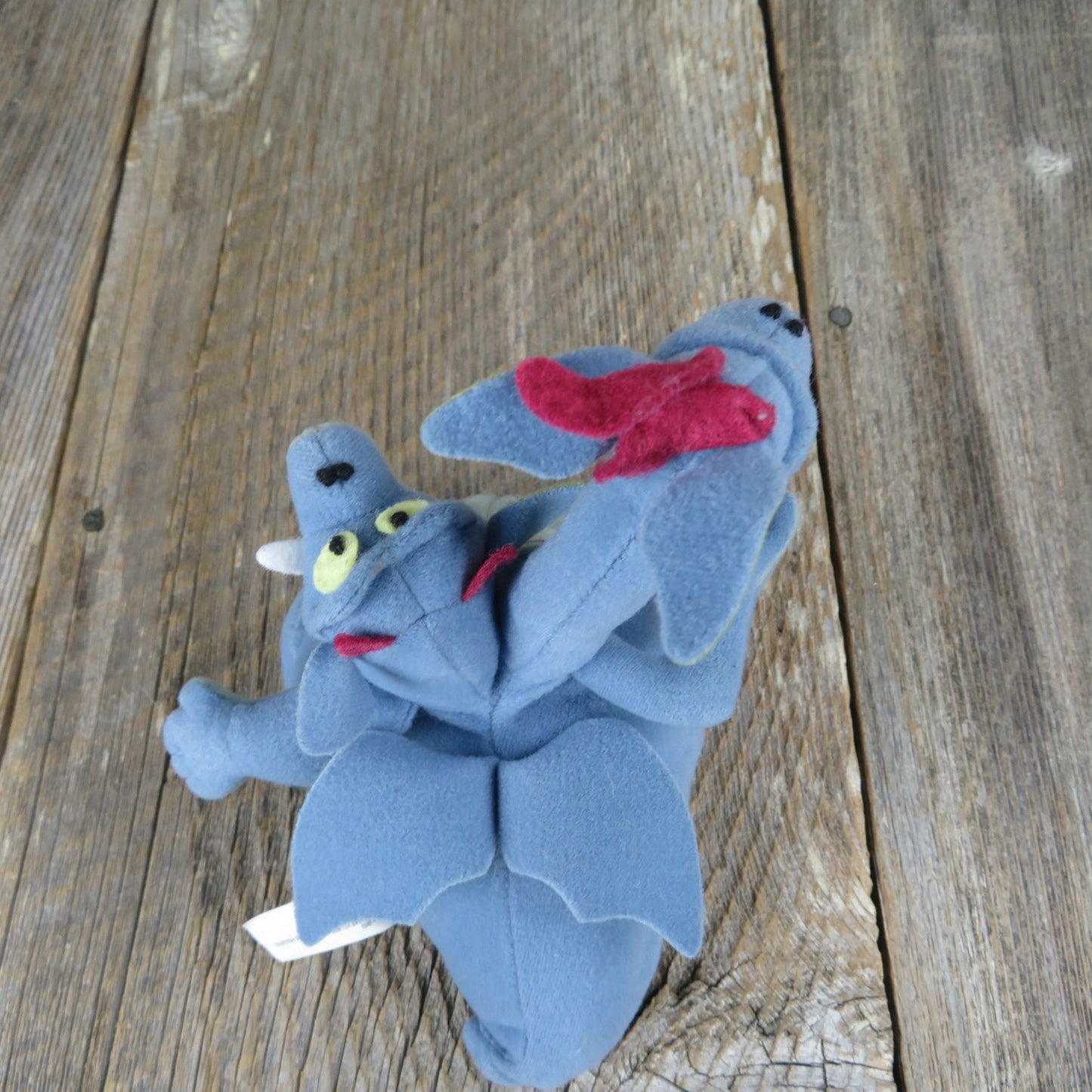 Vintage Devon Cornwall Dragon Bean Bag Plush Quest for Camelot Beanie Warner Brothers Store Stuffed Animal 1998