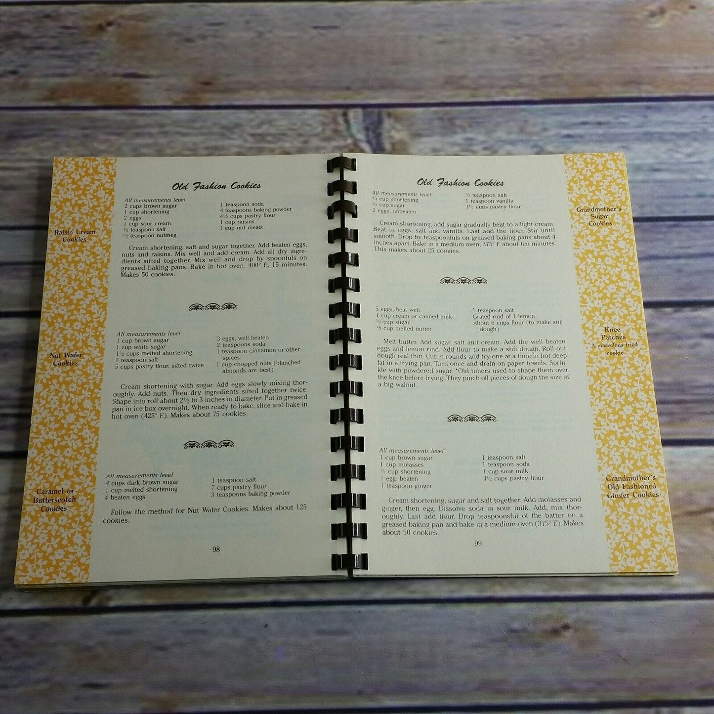 Vintage Cracker Barrel Cookbook Recipes  and Proverbs to Live By Vol 1 1983 Spiral Bound Paperback Old Country Stores