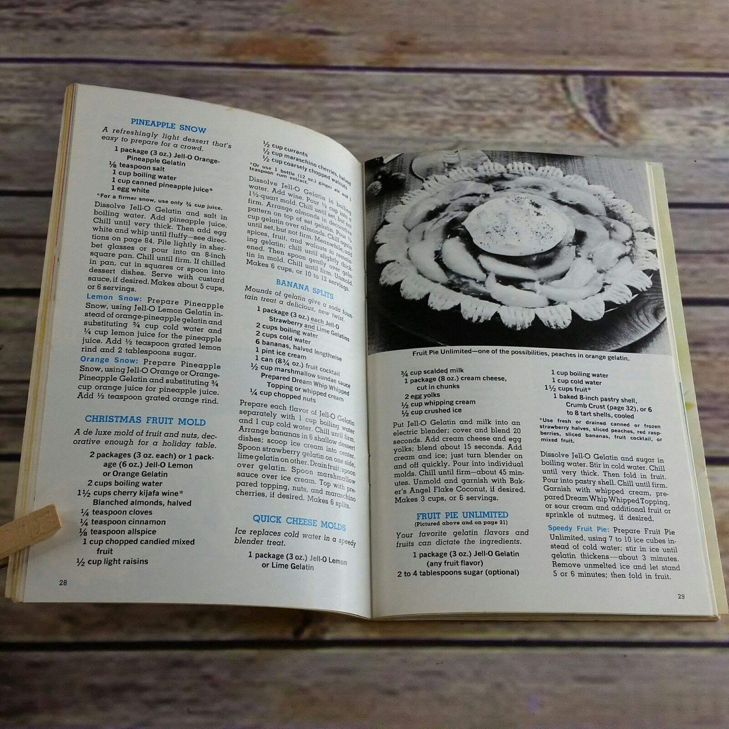 Vintage Joys of Jello Recipe Book Cookbook Promo Recipes 11th Edition Paperback Booklet Gelatin Dessert
