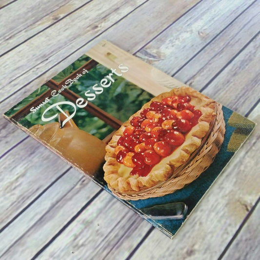 Vintage Cookbook Sunset Desserts 1970 Third Printing Paperback Book Pie Recipes Pancake Recipes Frozen Desserts