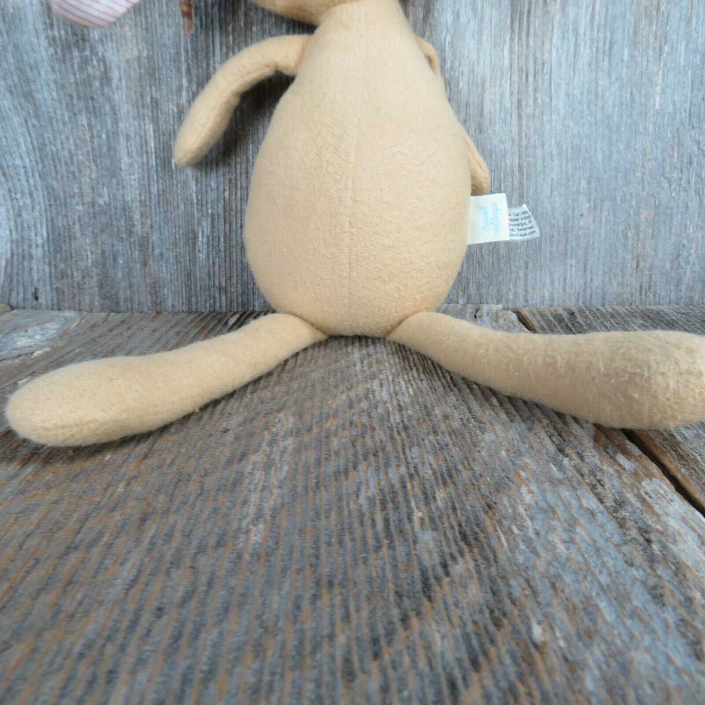 Tan Mouse Plush Hazel Village Striped Ears Organic Cotton No Clothes 2012