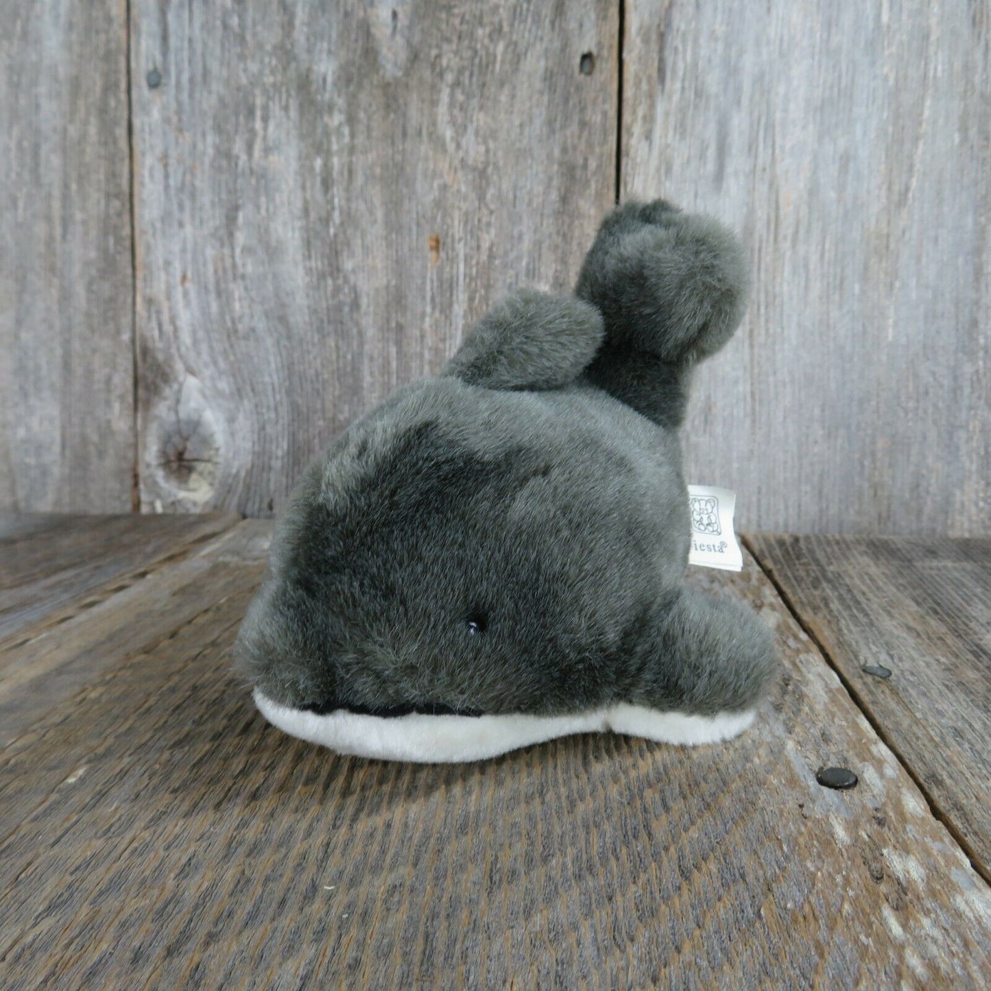 Dolphin Plush Fiesta Dark Grey Stuffed Animal Toy