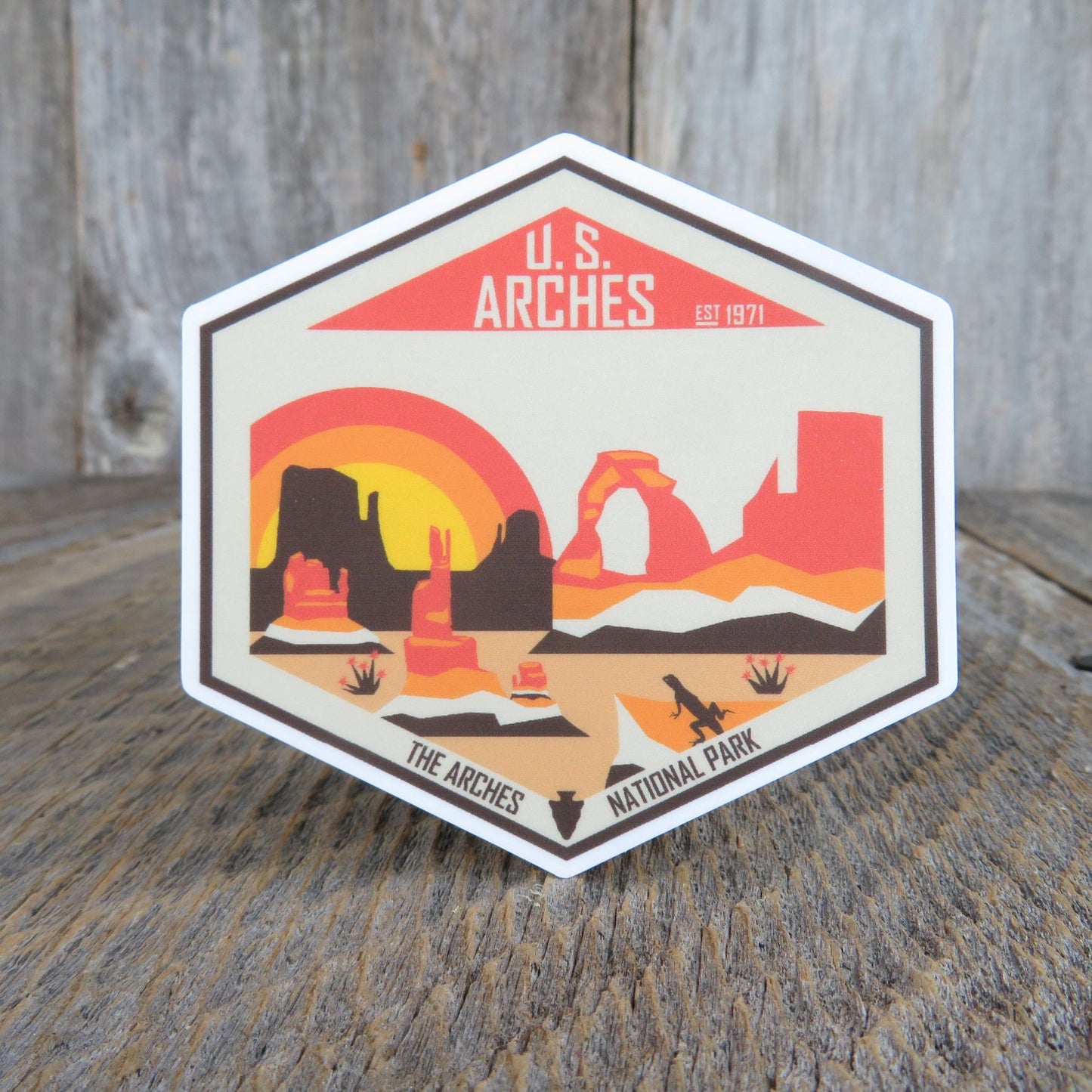 Arches National Park Sticker Utah Color Travel Souvenir Laptop Outdoors