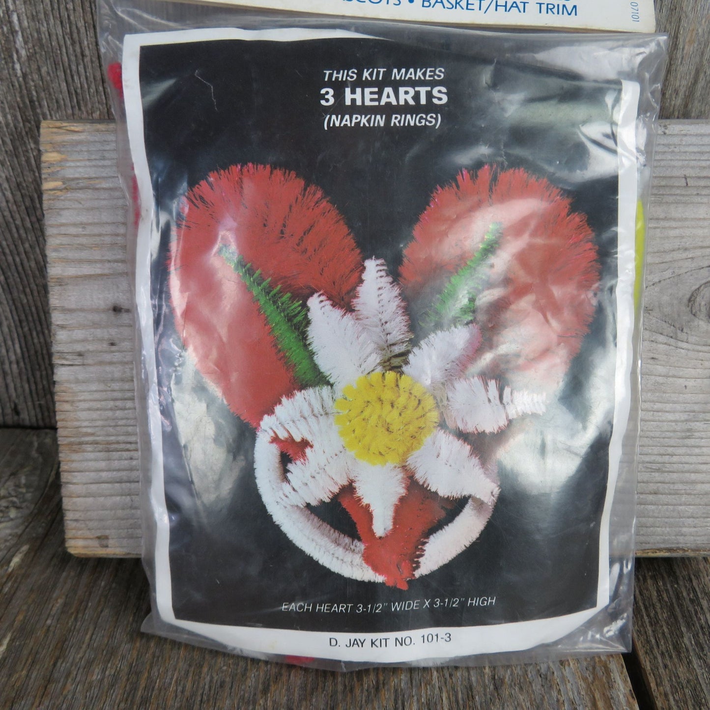 Flower Craft Kit Chenille-etts Projects Blue Jay Brand Valentines Heart Pipe Cleaner Chenille Art Kids Activities Made in USA