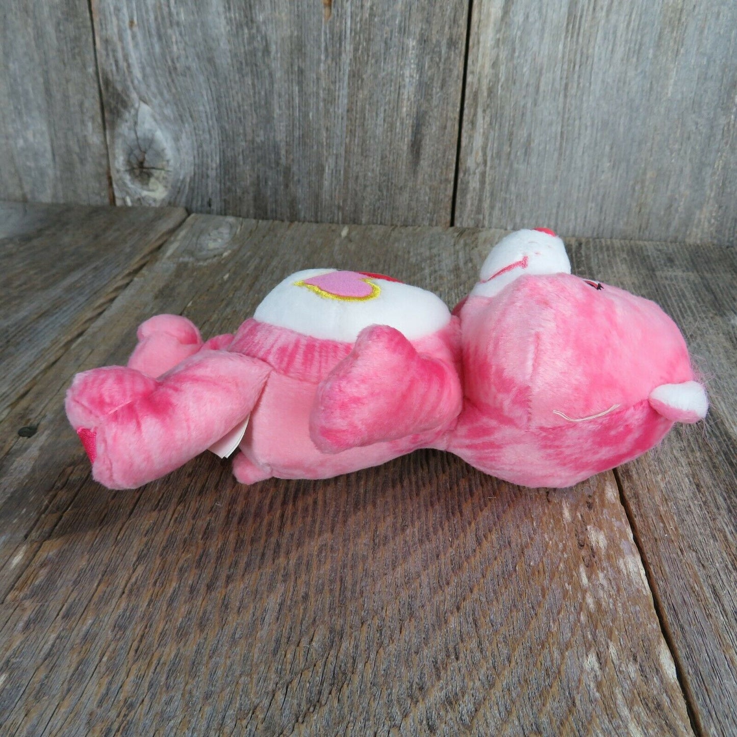 Pink Hearts Care Bears Plush Love A Lot 2003 Tie Dye Stuffed Animal Play Along