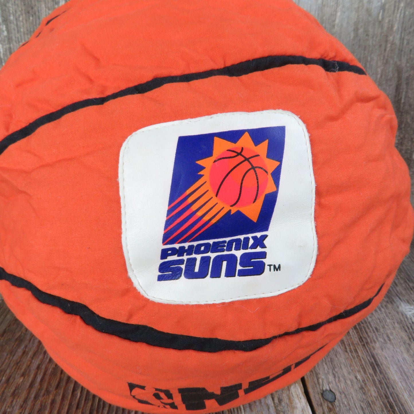 Vintage Brown Teddy Bear Reversible Basketball Plush NBA Phoenix Suns Pillow Pal