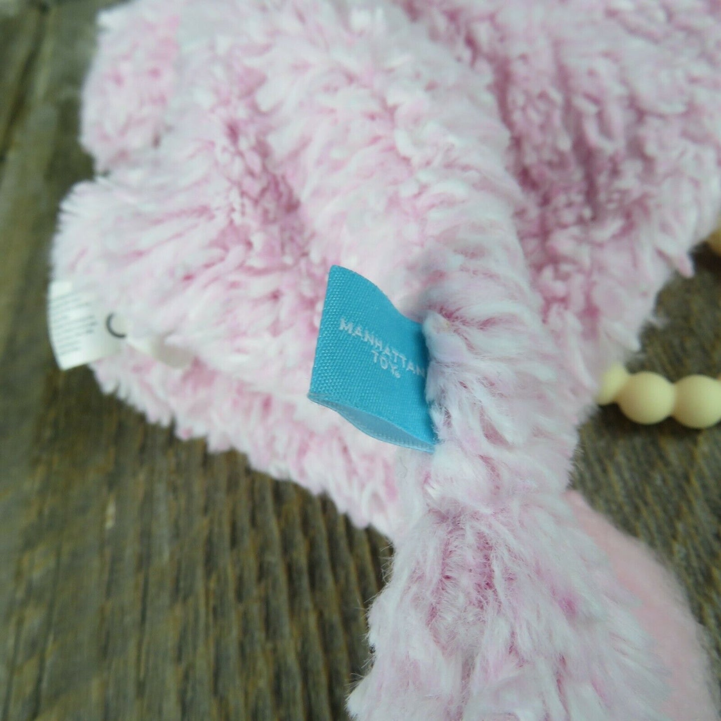 Pink Unicorn Security Blanket Lovey Plush Manhattan Toys Cuddly Pal Pacifier Stuffed Animal