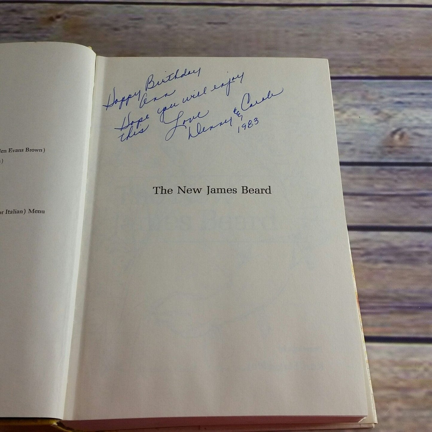 Vintage Cookbook The New James Beard Recipes 1981 James Beard Hardcover WITH Dust Jacket 1000 Recipes