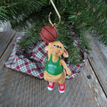 Load image into Gallery viewer, Vintage Basketball Kangaroo Ornament Dunkin Roo Hallmark Christmas 1993