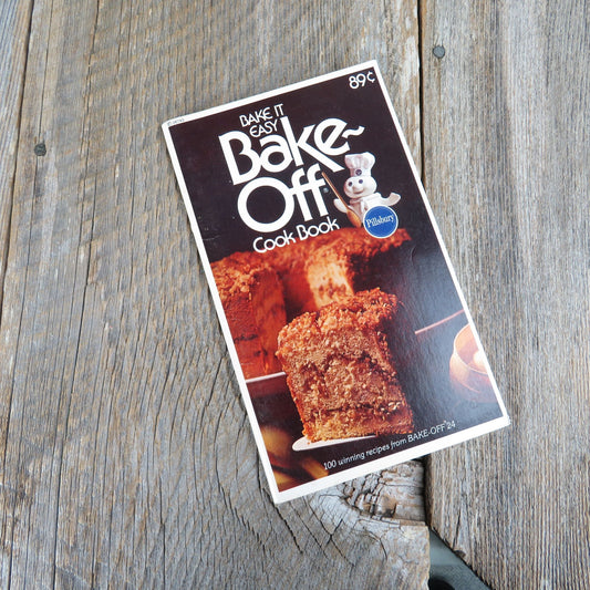 Pillsbury Bake it Easy Bake Off Cookbook 24th Annual Contest 1973 Paperback Booklet Grocery Store Vintage