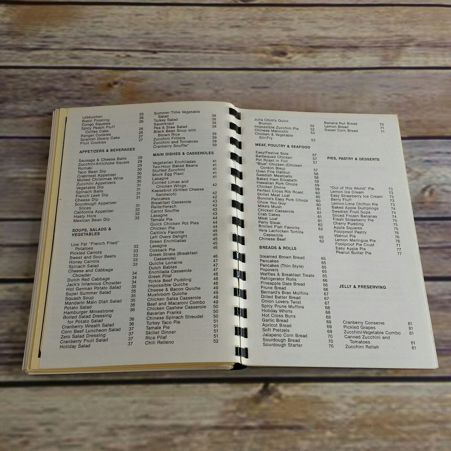 Vintage California Cookbook 1984 Thou Preparest a Table Before Me First Congregational United Church of Christ Eureka Ca Spiral Bound