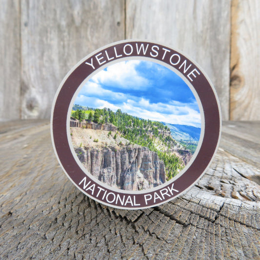 Wyoming Grand Canyon of Yellowstone Sticker National Park Souvenir Waterproof Travel Water Bottle Laptop