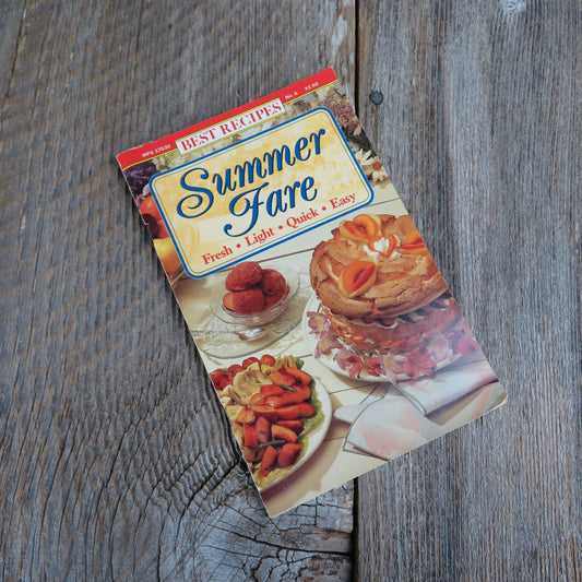 Best Recipes Summer Fare Cookbook Pamphlet July 1991 Booklet Fresh Food Recipes Quick and Easy