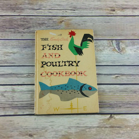 Vintage Cookbook Family Circle Fish and Poultry Recipes Tips 1955 Shellfish Game