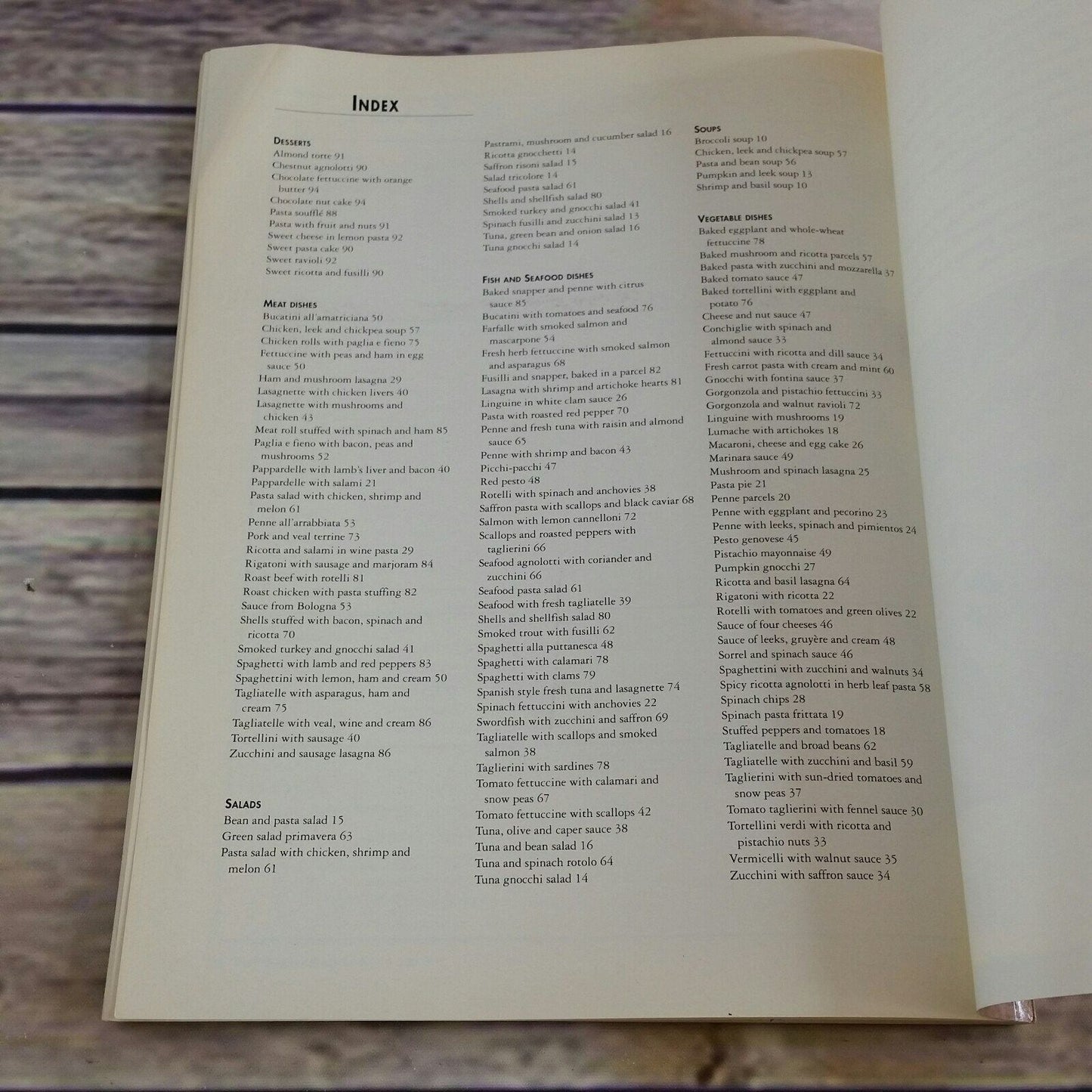 Vintage Cookbook The New Pasta Cookbook Recipes 1993 Joanne Glynn Paperback