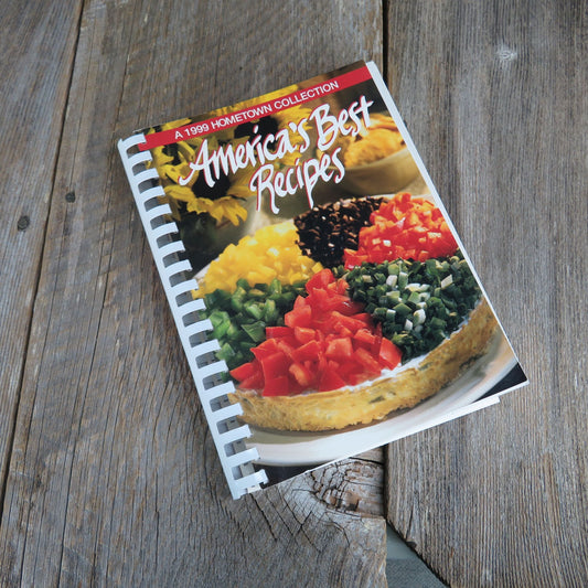 America's Best Recipes 1999 Hometown Collection Cookbook Oxmoor House Vintage Spiral Bound Pressure Cooker
