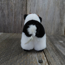 Load image into Gallery viewer, Vintage Cow Plush Black and White Holstein Dakin Applause Stuffed Animal Mini Small