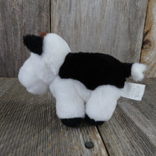 Load image into Gallery viewer, Vintage Cow Plush Black and White Holstein Dakin Applause Stuffed Animal Mini Small
