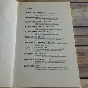 Vintage Cookbook Uncle Ben's Rice Recipes The Magic of Rice 1969 Promo Hardcover